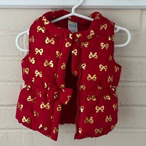 Healthtex Baby Red Puffer Vest | 3-6 Month